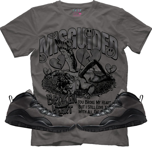 Broken Heart Club (Air Jordan 10 Shadow) T-Shirt