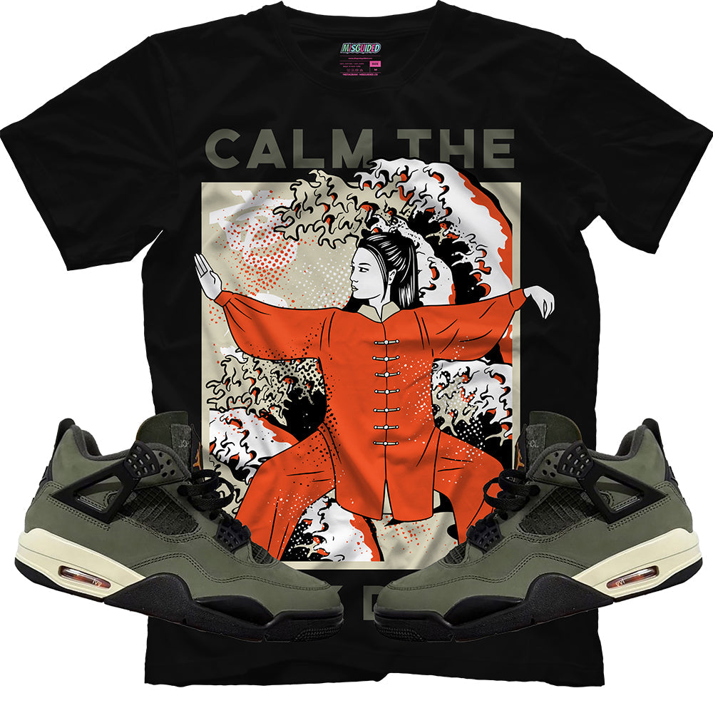 Calm TF Down (Air Jordan 4 Undefeated) T-Shirt