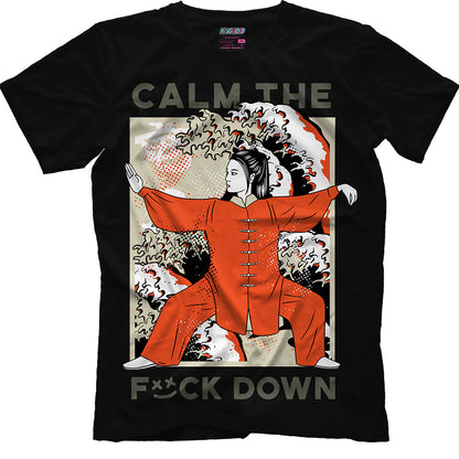 Calm TF Down (Air Jordan 4 Undefeated) T-Shirt