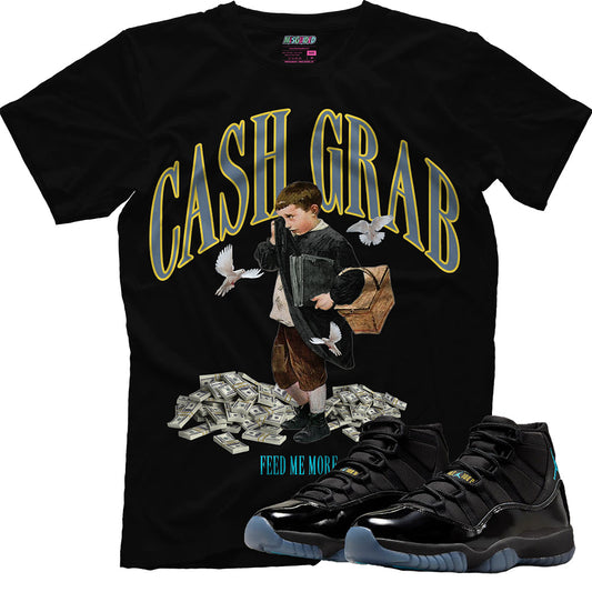 Cash Grab (Air Jordan 11 Gamma Blue) T-Shirt