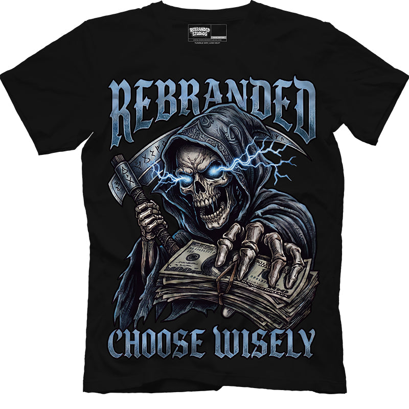 Choose Wisely (Air Jordan 5 Black Carolina UNC) T-Shirt