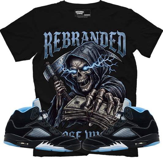 Choose Wisely (Air Jordan 5 Black Carolina UNC) T-Shirt