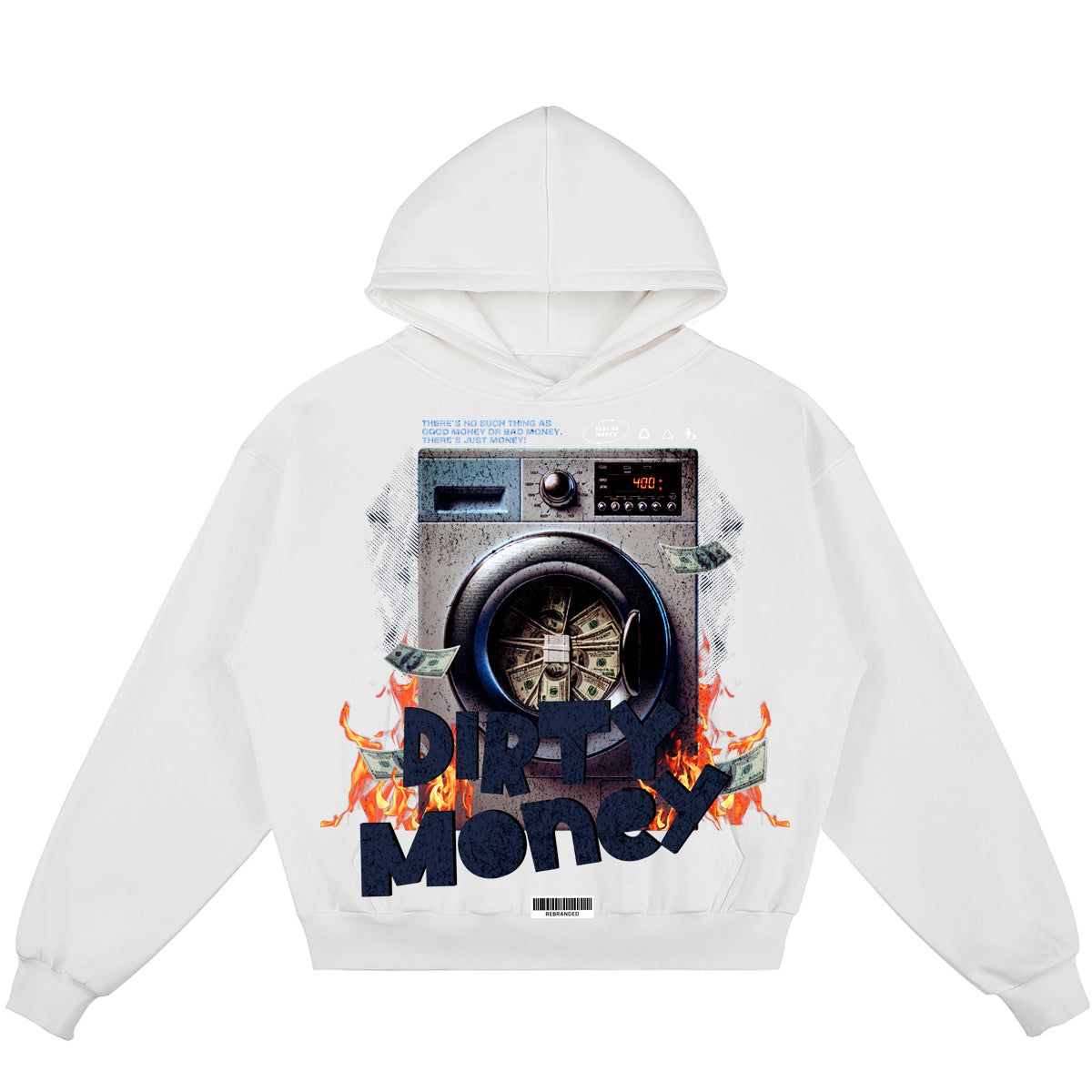 Dirty Money (Air Jordan 13 Flint) 380GSM Brushed Fleece Relaxed Fit Hoodie
