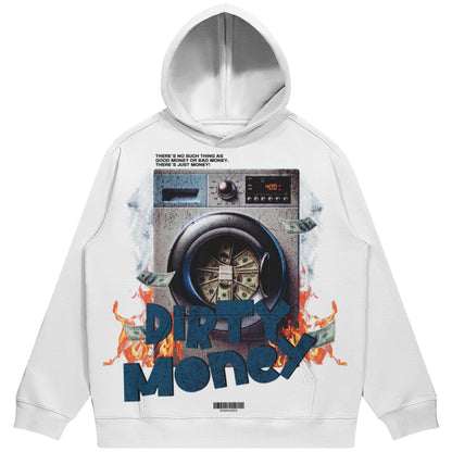 Dirty Money (Air Jordan 3 True Blue) 380 GSM Brushed Fleece Drawstring Hoodie
