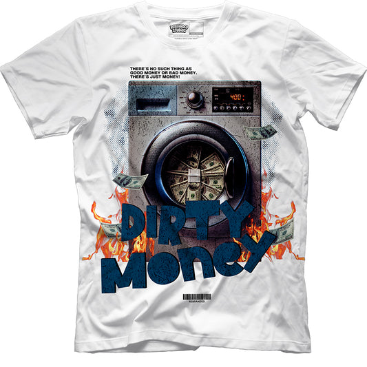 Rebranded Studios Dirty Money Air Jordan 3 True Blue Graphic T-Shirt — alternate view