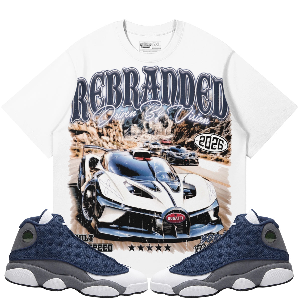 Driven By Vison (Air Jordan 13 Flint) T-Shirt