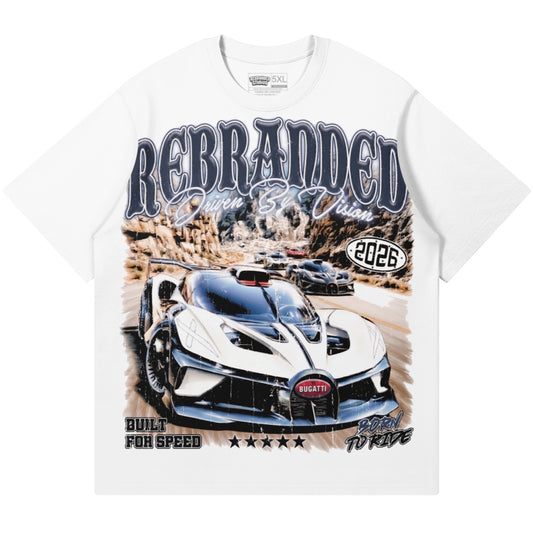 Rebranded Studios Driven By Vision Air Jordan 13 Flint Graphic T-Shirt — alternate view