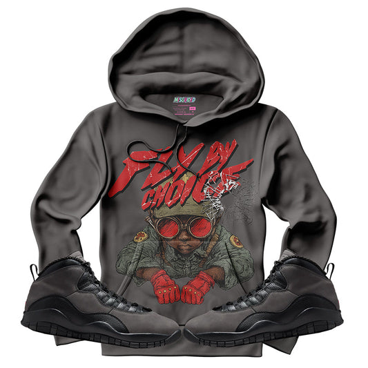Fly By Choice (Air Jordan 10 Shadow) Hoodie