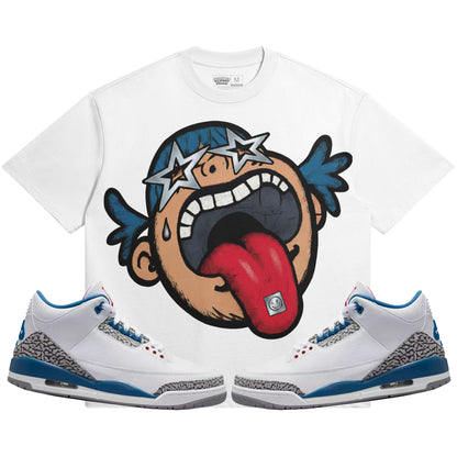 Follow Your Dreams (Air Jordan 3 True Blue) 425GSM Oversized T-Shirt