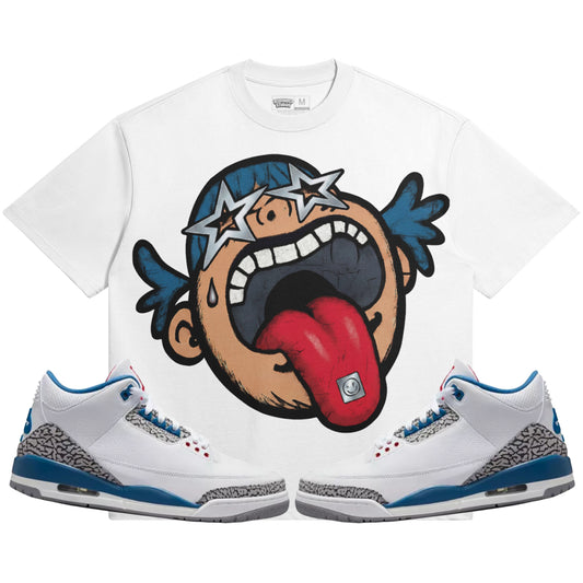 Follow Your Dreams (Air Jordan 3 True Blue) 425GSM Oversized T-Shirt