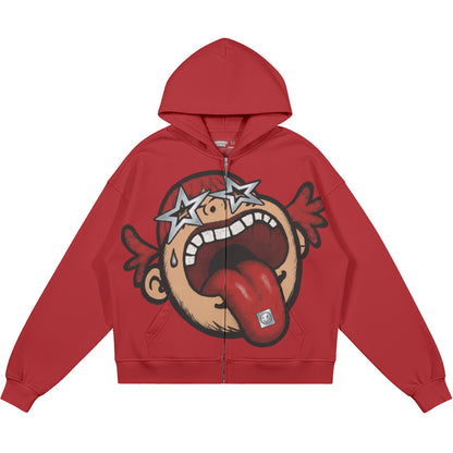 Follow Your Dreams (Air Jordan 4 Toro Bravo) 440GSM Heavyweight Zip Up Hoodie