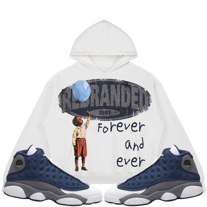 Forever And Ever (Air Jordan 13 Flint) 380GSM Brushed Fleece Relaxed Fit Hoodie