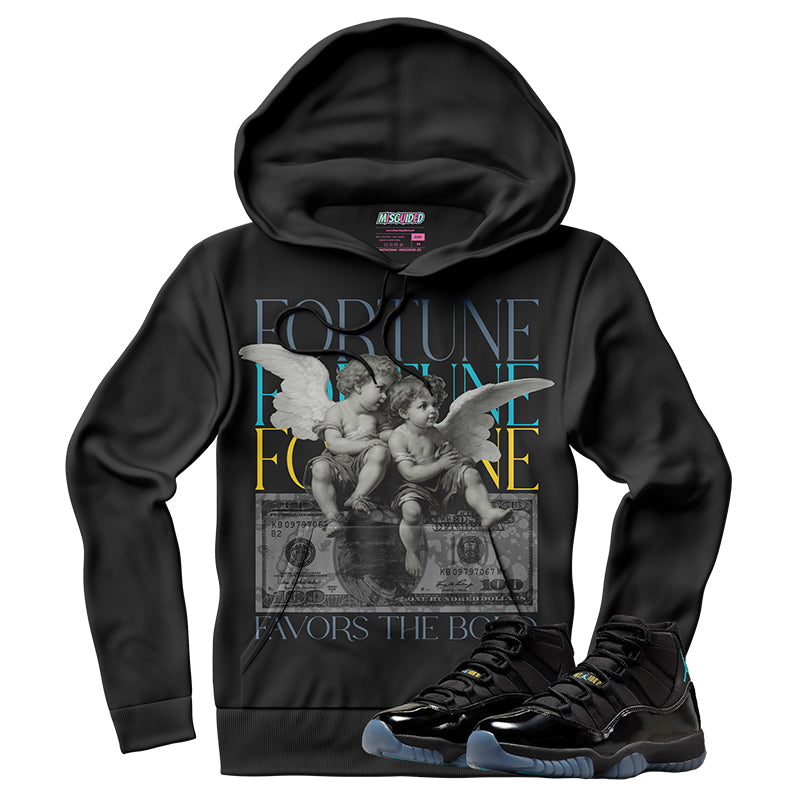 Fortune Favors The Bold (Air Jordan 11 Gamma Blue) Hoodie