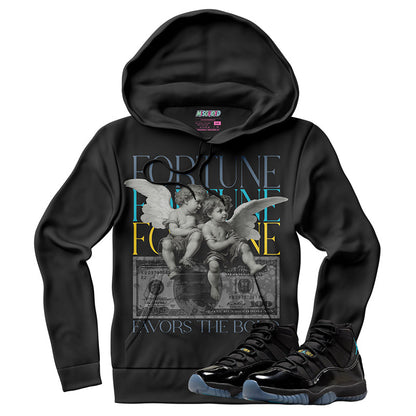 Fortune Favors The Bold (Air Jordan 11 Gamma Blue) Hoodie