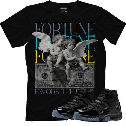 Fortune Favors The Bold (Air Jordan 11 Gamma Blue) T-Shirt