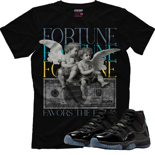 Fortune Favors The Bold (Air Jordan 11 Gamma Blue) T-Shirt