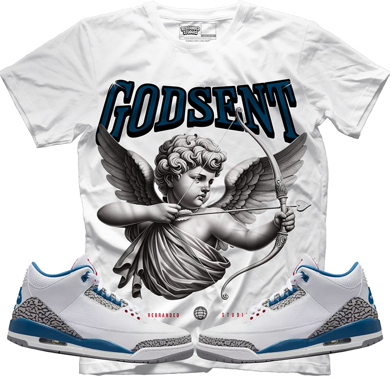 God Sent (Air Jordan 3 True Blue) T-Shirt