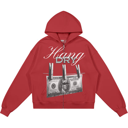 Hang Dry (Air Jordan 4 Toro Bravo) 440GSM Heavyweight Zip Up Hoodie