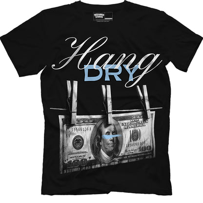 Hang Dry (Air Jordan 5 Black Carolina UNC) T-Shirt