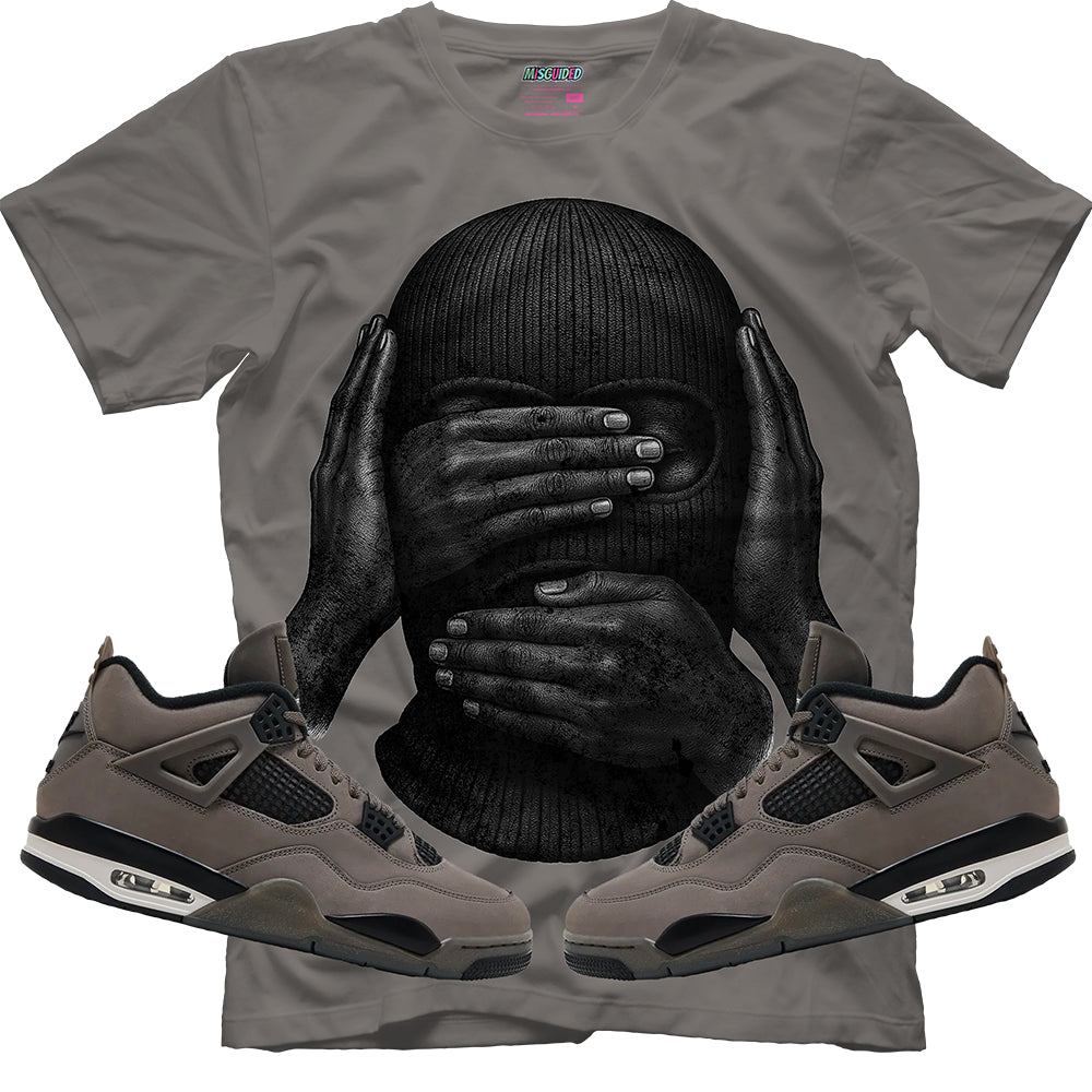 SEE NO EVIL SPEAK NO EVIL HEAR NO EVIL(Air Jordan 4 Cave Stone) T-Shirt