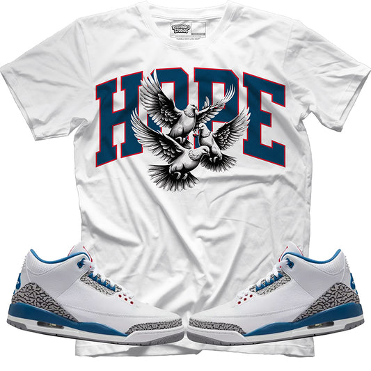 Hope (Air Jordan 3 True Blue) T-Shirt
