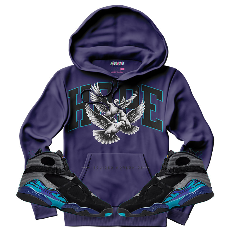 Hope (Air Jordan 8 Aqua) Hoodie