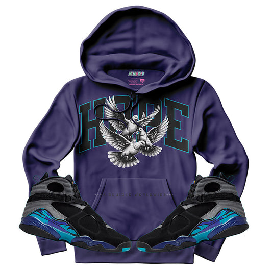 Hope (Air Jordan 8 Aqua) Hoodie