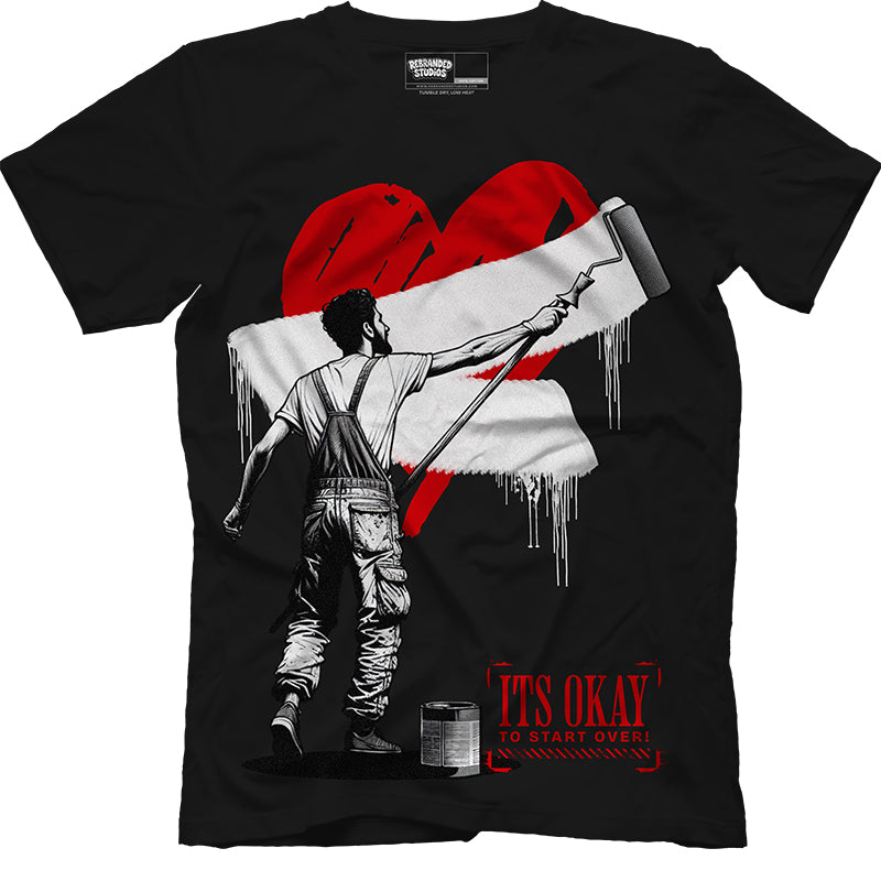 It's Okay To Start Over (Air Jordan 12 Bloodline) T-Shirt