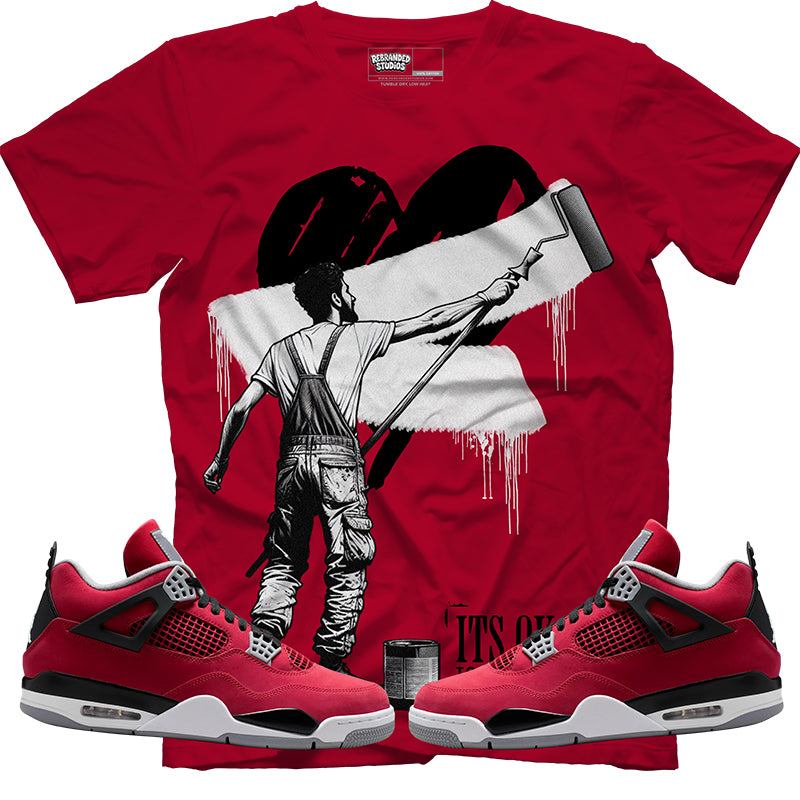 It's Okay To Start Over (Air Jordan 4 Toro Bravo) T-Shirt