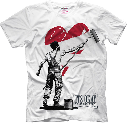 It's Okay To Start Over (Air Jordan 8 Bugs Bunny) T-Shirt — alternate view