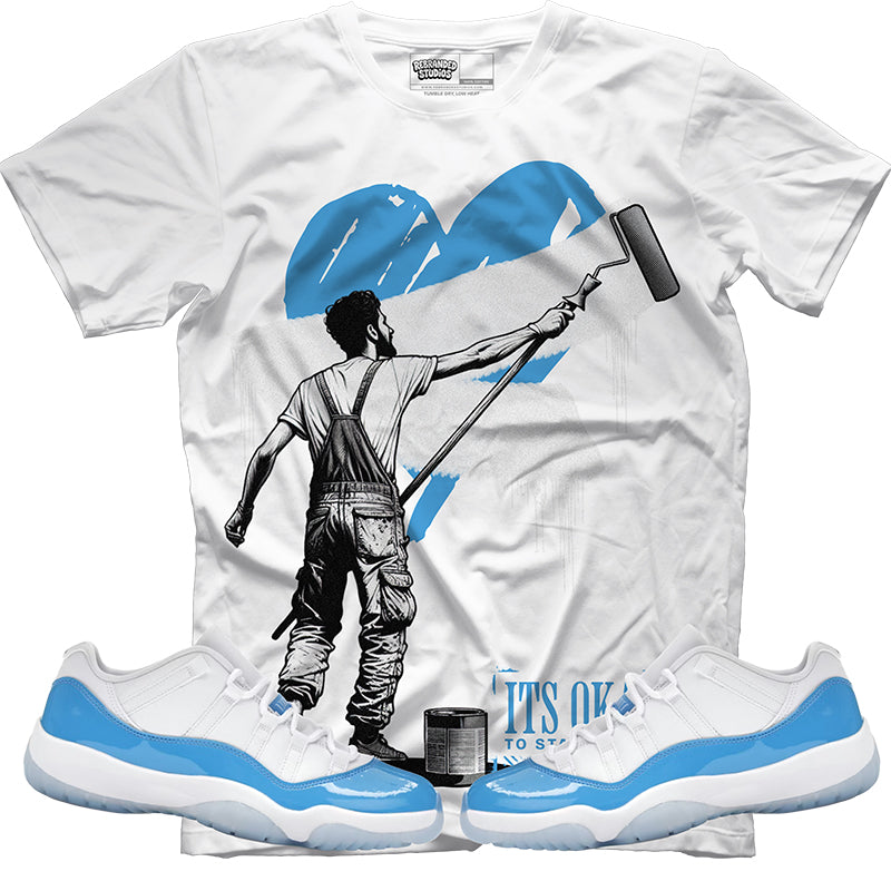It's Okay To Start Over (Air Jordan 11 Low Unc) T-Shirt