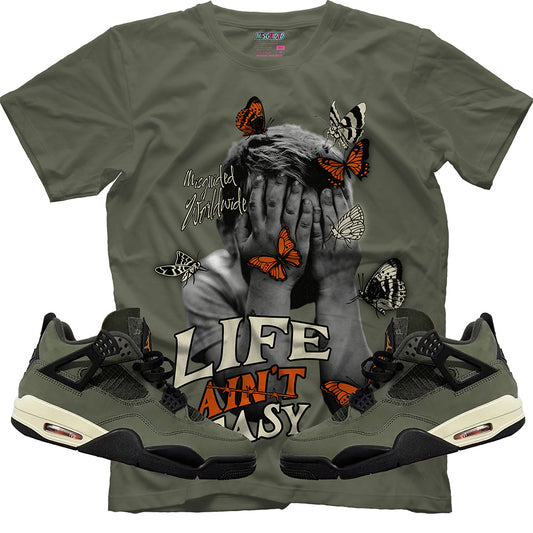 Life Ain't Easy (Air Jordan 4 Undefeated) T-Shirt
