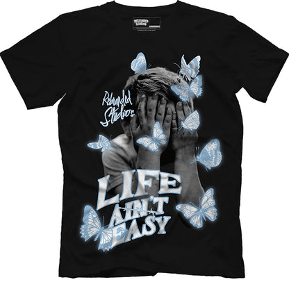 Life Ain't Easy (Air Jordan 5 Black Carolina UNC) T-Shirt