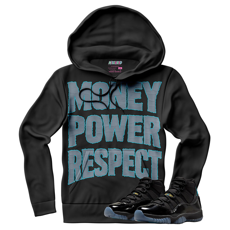 Money Power Respect (Air Jordan 11 Gamma Blue) Hoodie