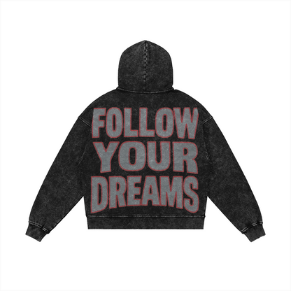 Follow Your Dreams (Air Jordan 8 Bugs Bunny) 440GSM Vintage Snow Wash