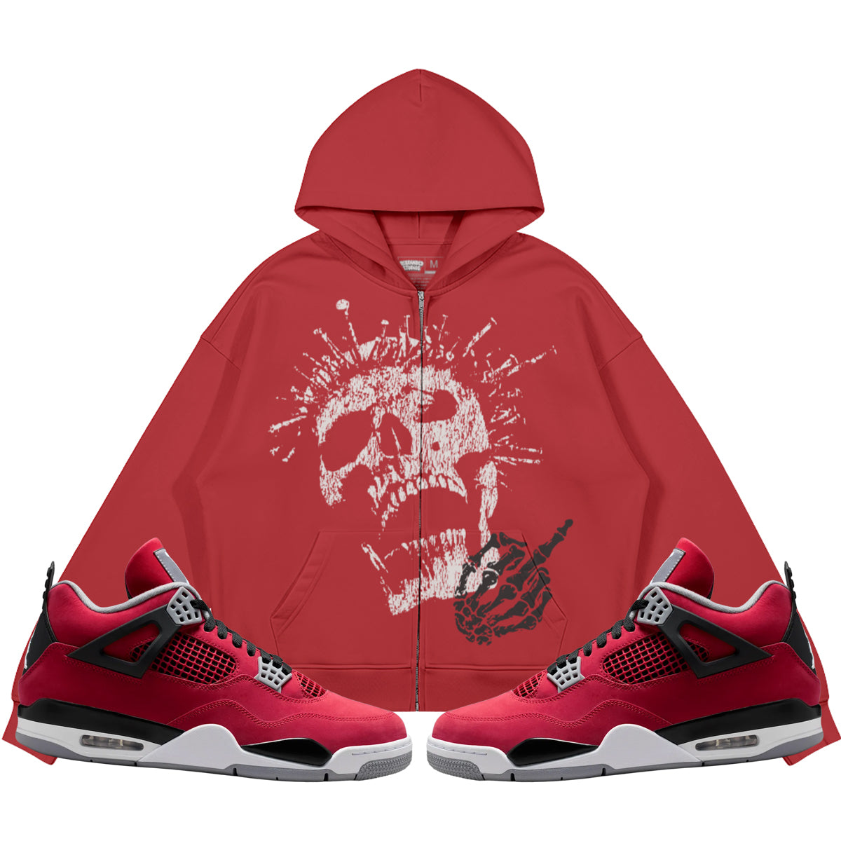 Mercy (Air Jordan 4 Toro Bravo) 440GSM Heavyweight Zip Up Hoodie