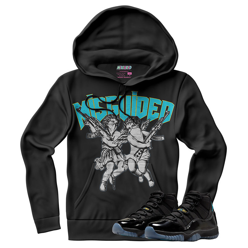 Misguided Angels (Air Jordan 11 Gamma Blue) Hoodie