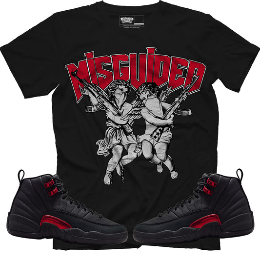 Misguided Angels (Air Jordan 12 Bloodline) T-Shirt