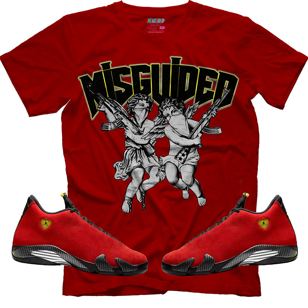 Misguided Angels (Air Jordan 14 Ferrari) T-Shirt