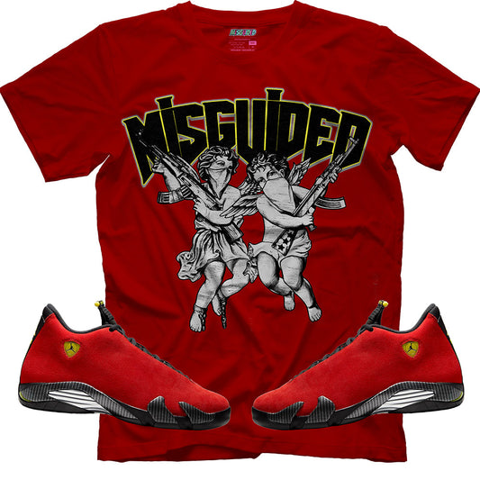 Misguided Angels (Air Jordan 14 Ferrari) T-Shirt