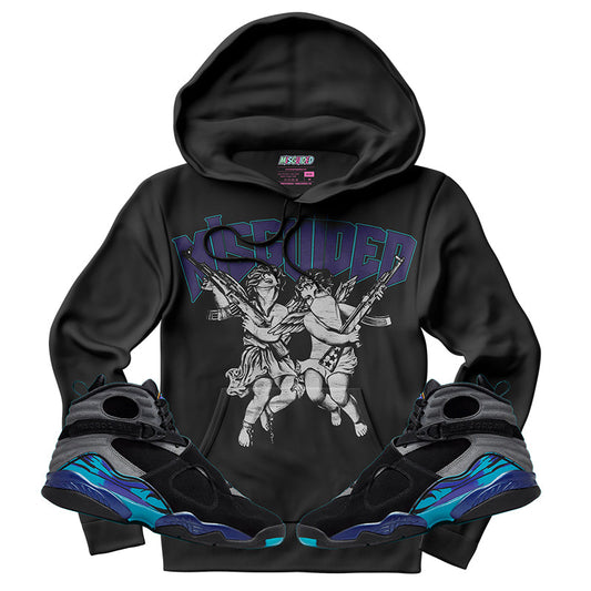 Misguided Angel (Air Jordan 8 Aqua) Hoodie