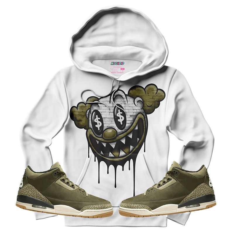 Misguided Clown (Air Jordan 3 Family Affair) Hoodie