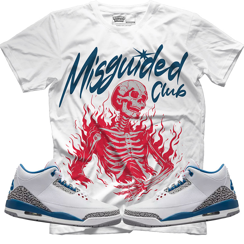 Misguided Club (Air Jordan 3 True Blue) T-Shirt