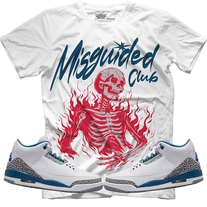 Misguided Club (Air Jordan 3 True Blue) T-Shirt
