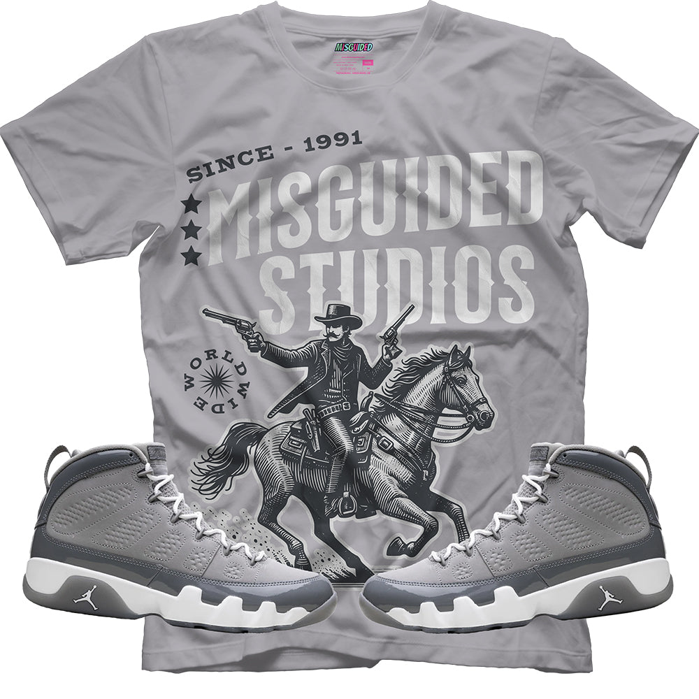 Misguided Cowboy (Air Jordan 9 Cool Grey) T-Shirt