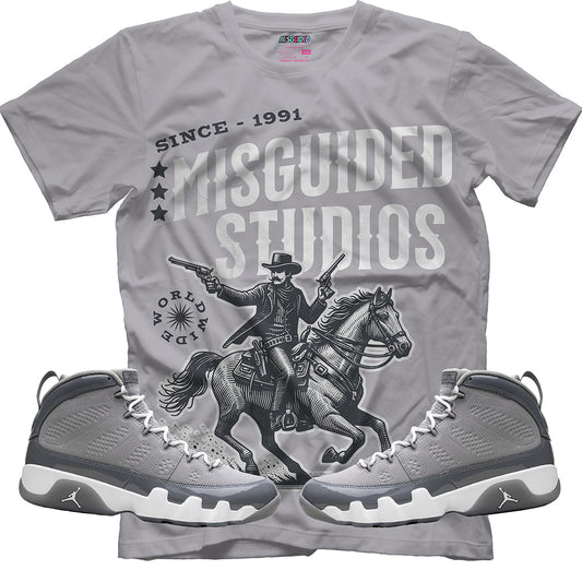 Misguided Cowboy (Air Jordan 9 Cool Grey) T-Shirt