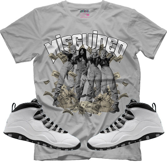 Misguided Girls (Air Jordan 10 Steel) T-Shirt