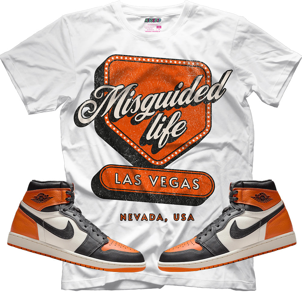 Misguided Life (Air Jordan 1 Shattered Backboard) T-Shirt