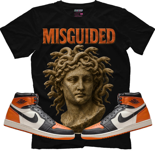 Misguided Medusa (Air Jordan 1 Shattered Backboard) T-Shirt