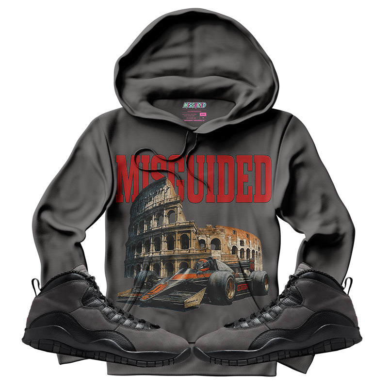 Misguided Nascar (Air Jordan 10 Shadow) Hoodie